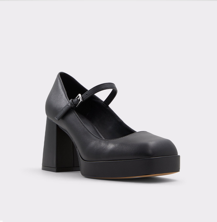 TROWE-001-BLACK-Ladies Cas Shoes