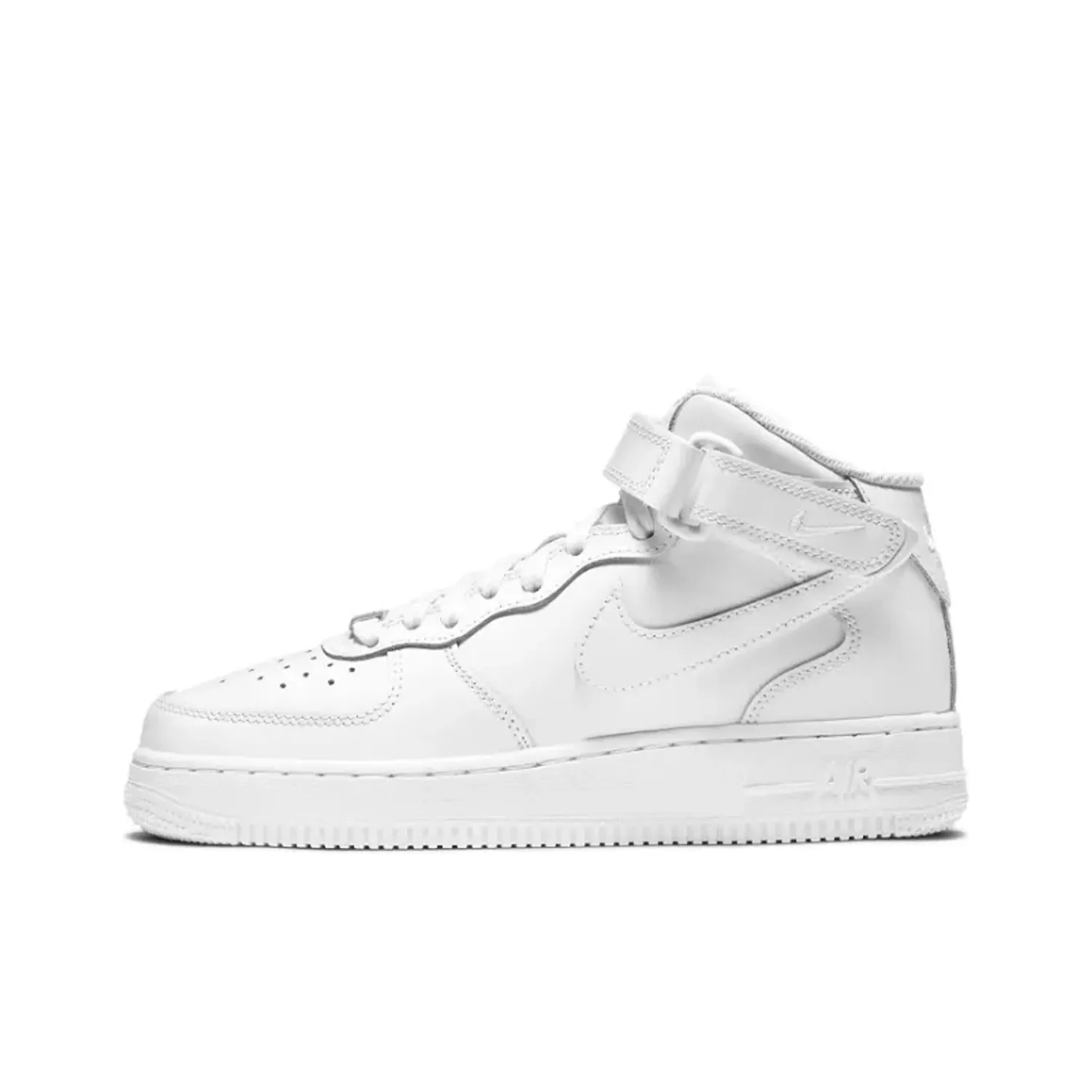 Nike Air Force 1 Mid LE Triple White GS
