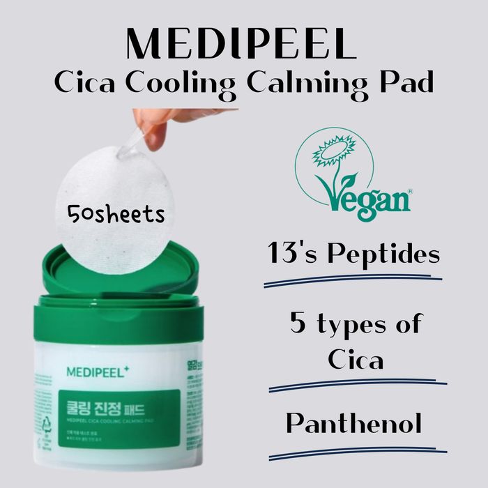 MEDIPEEL CICA cooling calming pads 