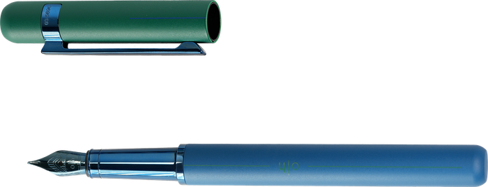 Otto-Hutt Design 03 Fountain Pen Matt Blue-Green Blue
