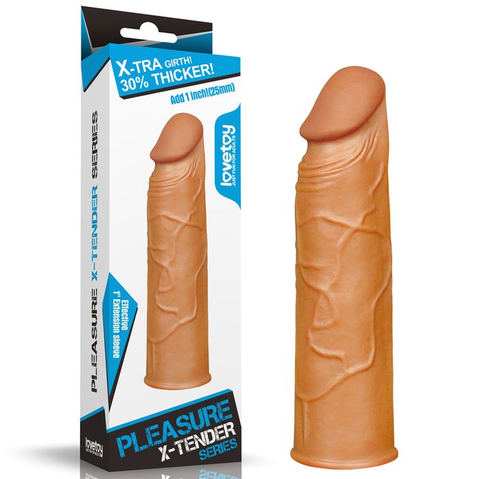 Pleasure X-tender series 1inch/25mm/Brown