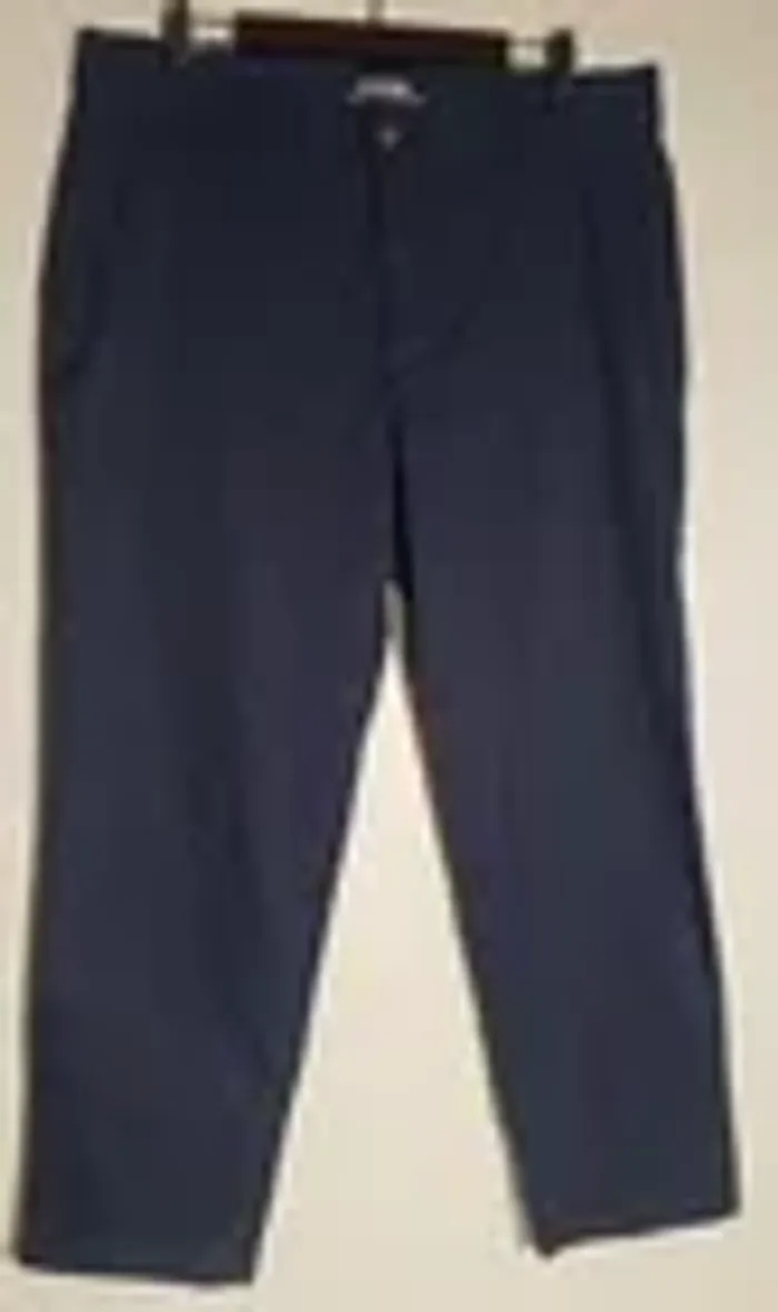 32 Degrees Cool Regular Fit Flat Front Stretch Men Pant, Navy Blue, Size 38x30