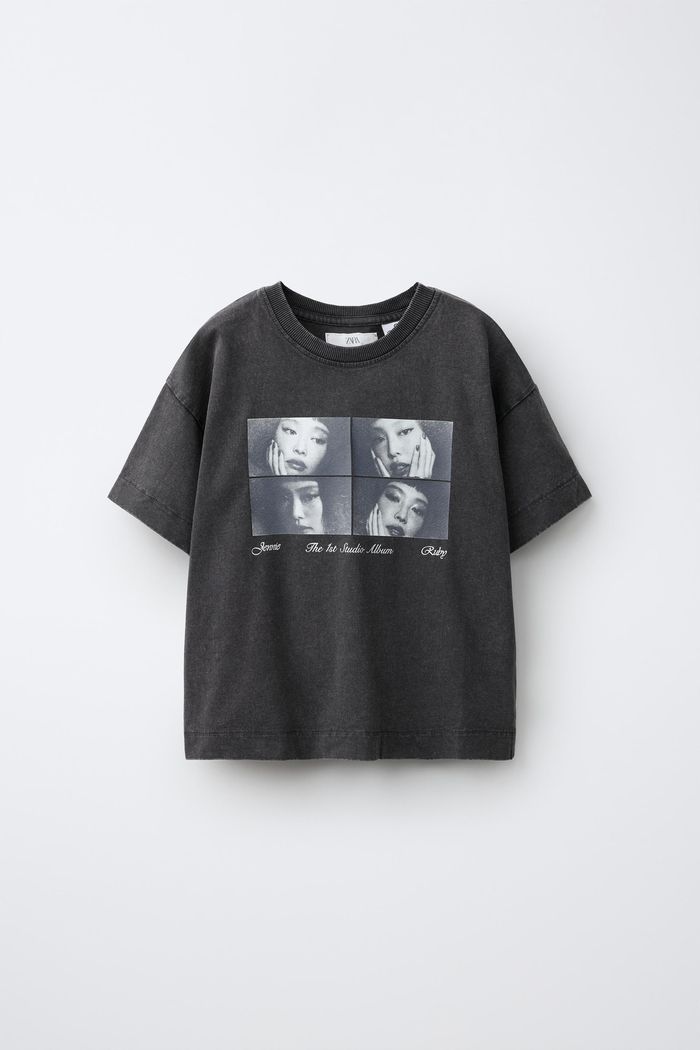 ZARA x JENNIE футболка  