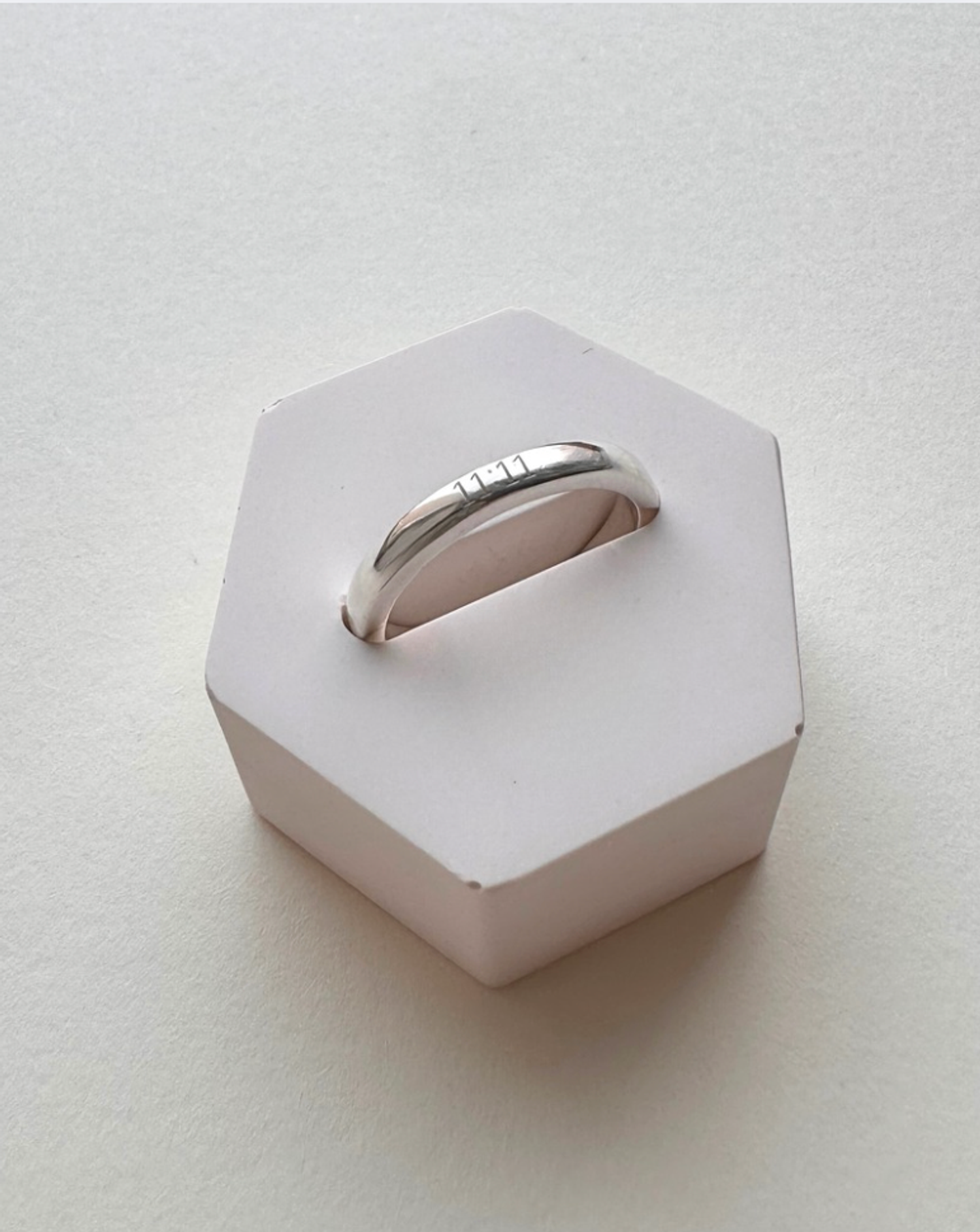 Angel number ring /SILVER/