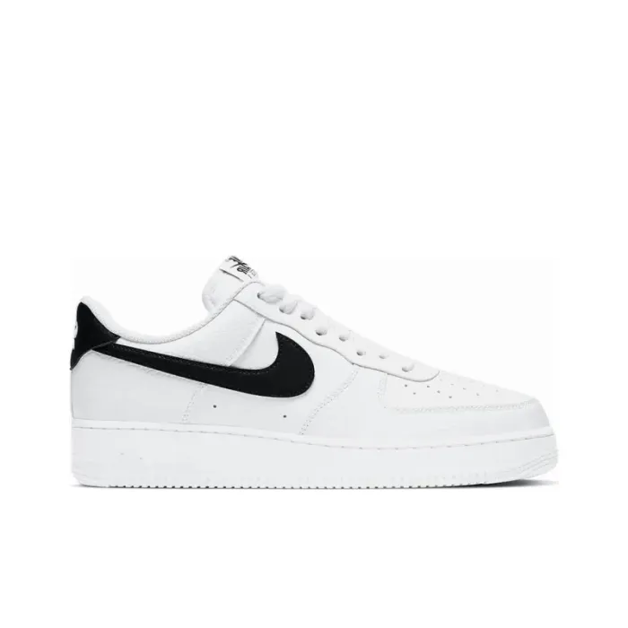 Nike Air Force 1 Low '07 White Black Pebbled Leather