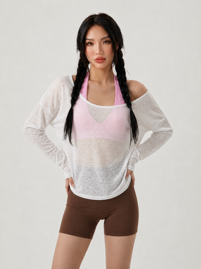Off shoulder Cover Top