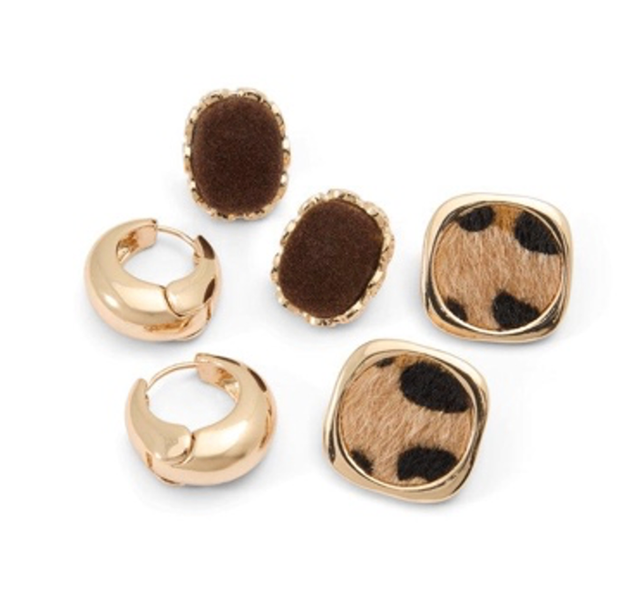 WILDCHIC-240-OTHER BROWN-L Earrings