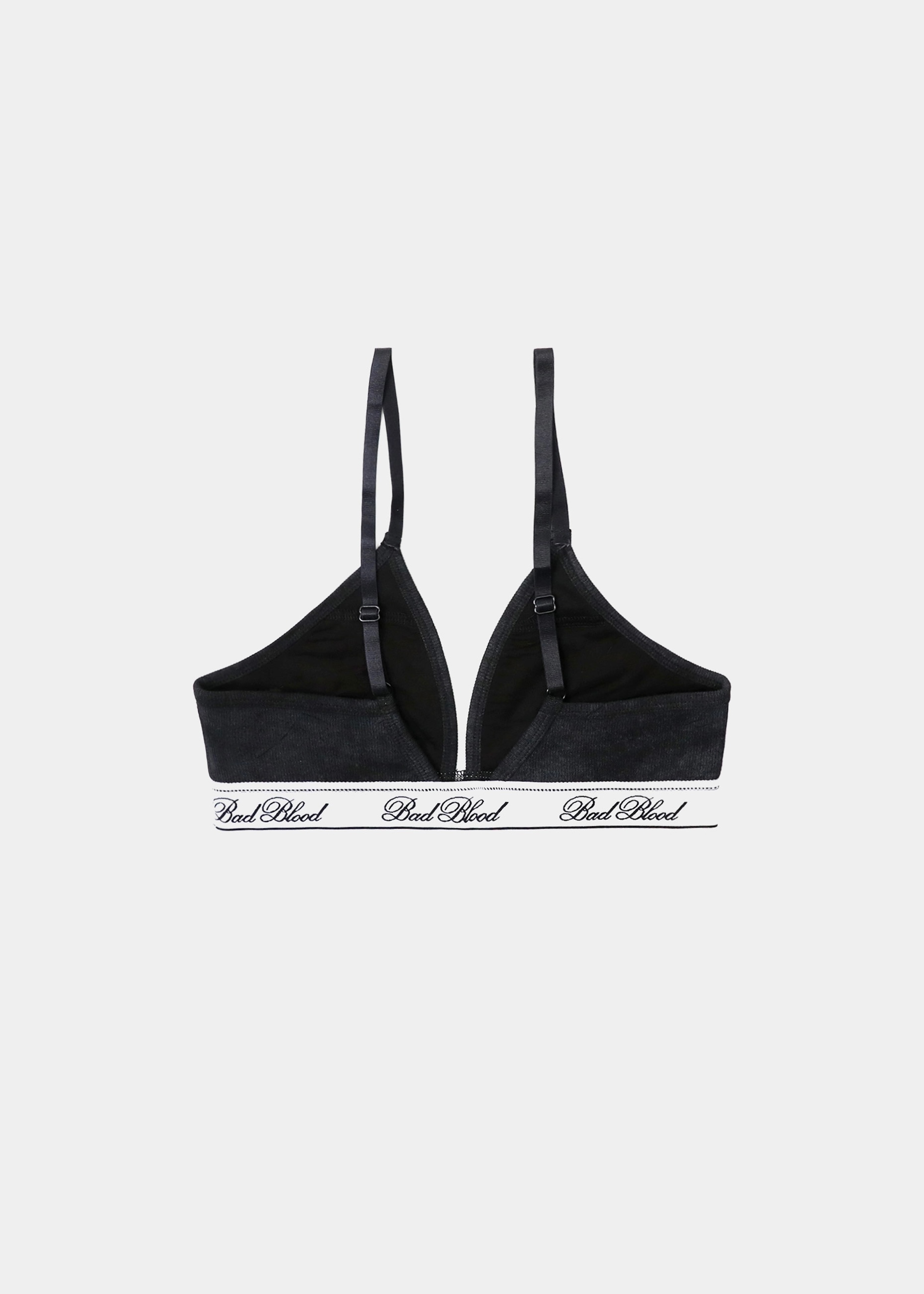 ◆25SS BADBLOOD Classic Logo Triangle Bra/2色◆ Classic Logo Triangle Bra - Dusty Black