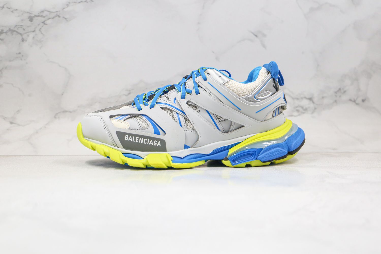 Balenciaga Track Gray Blue Yellow