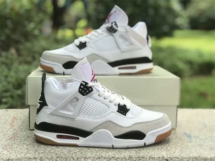PK God Batch Air Jordan 4 White Black 