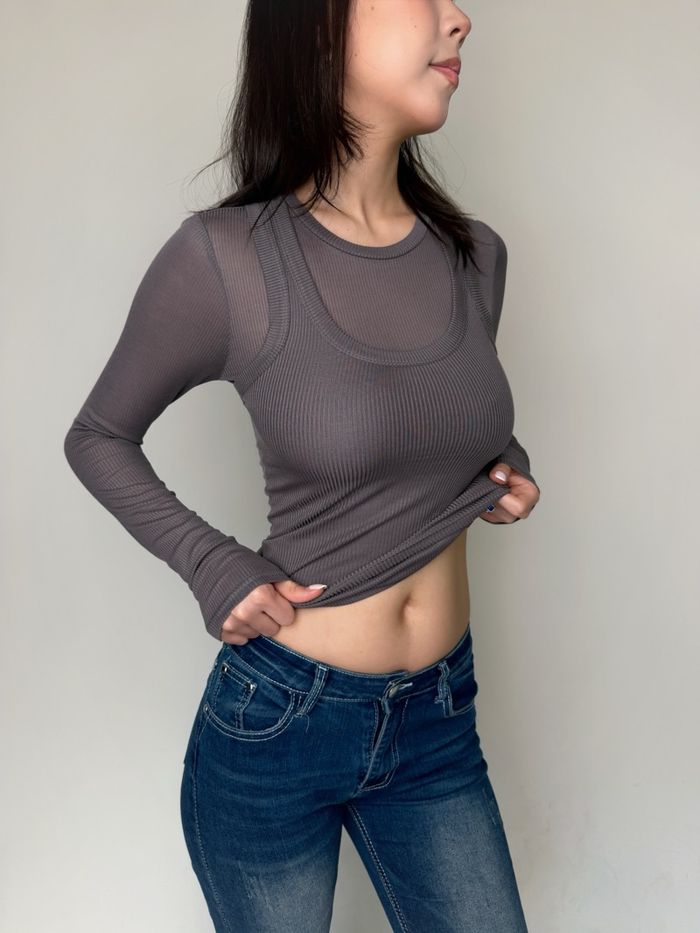 Layer Strap top