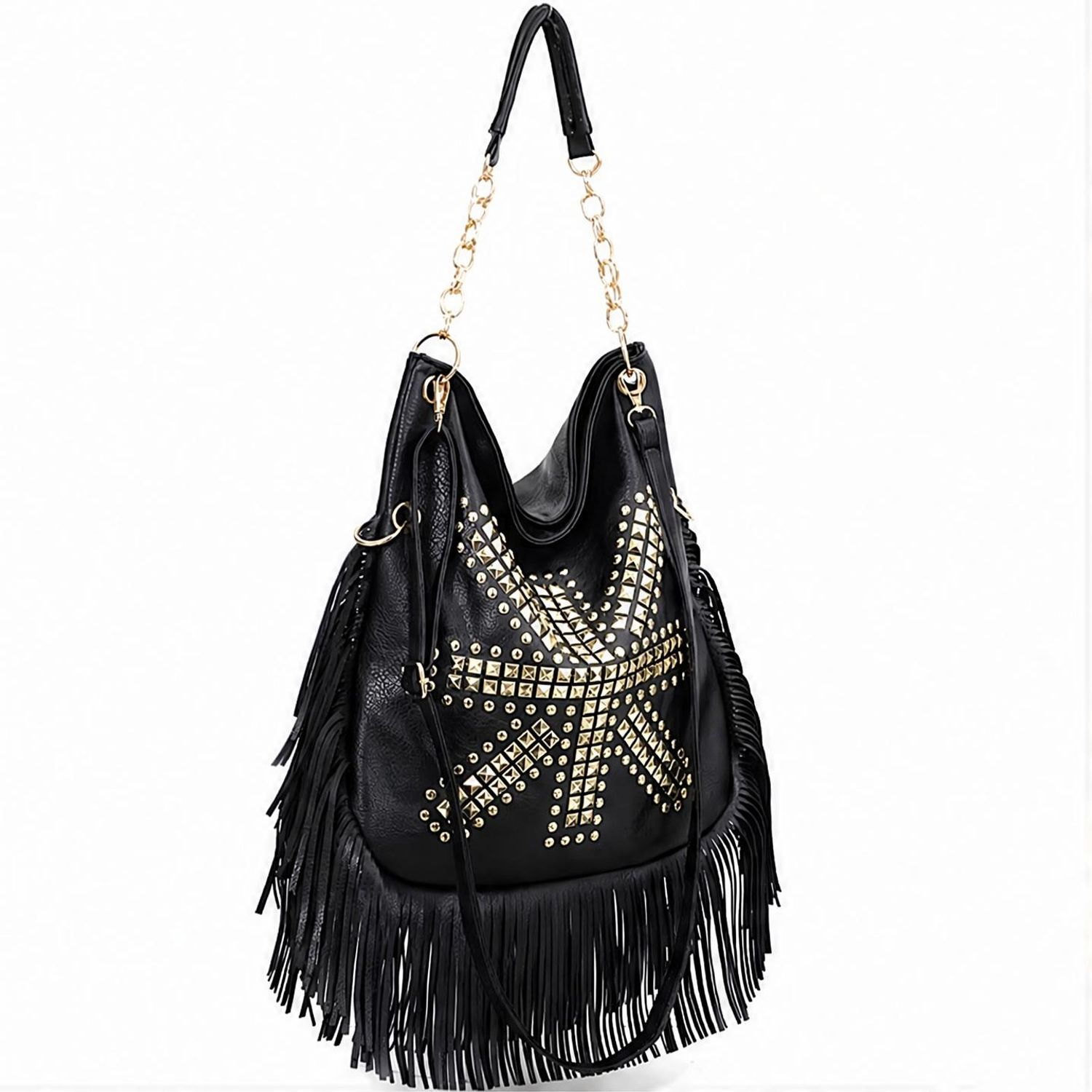 Union Jack Fringe Bag