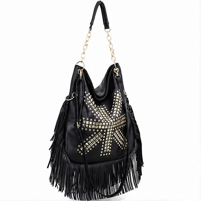 Union Jack Fringe Bag