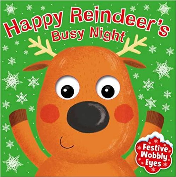 Happy Reindeer Busy Night Wobbly Eyes