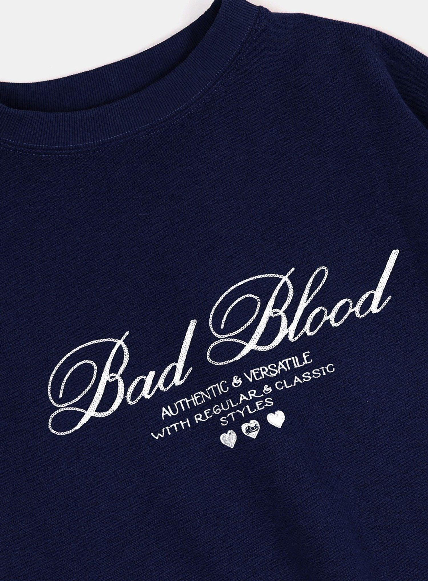 Badblood w sweatshirt24-018 har ungu