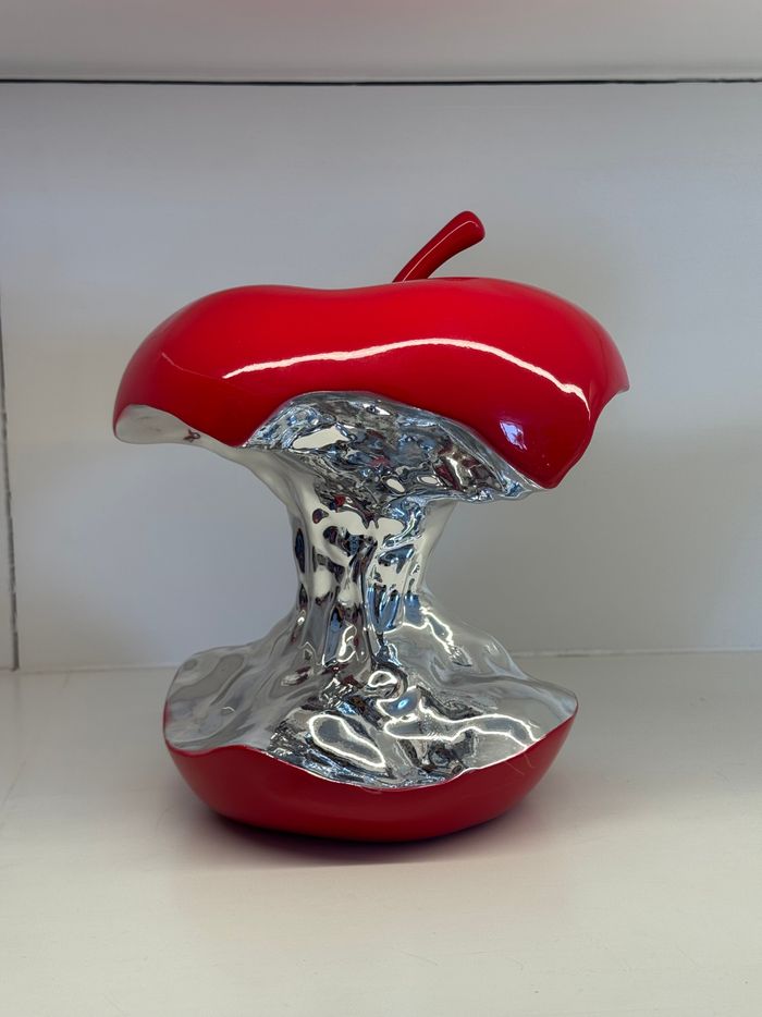 Bitten Apple Sculpture - Small Size