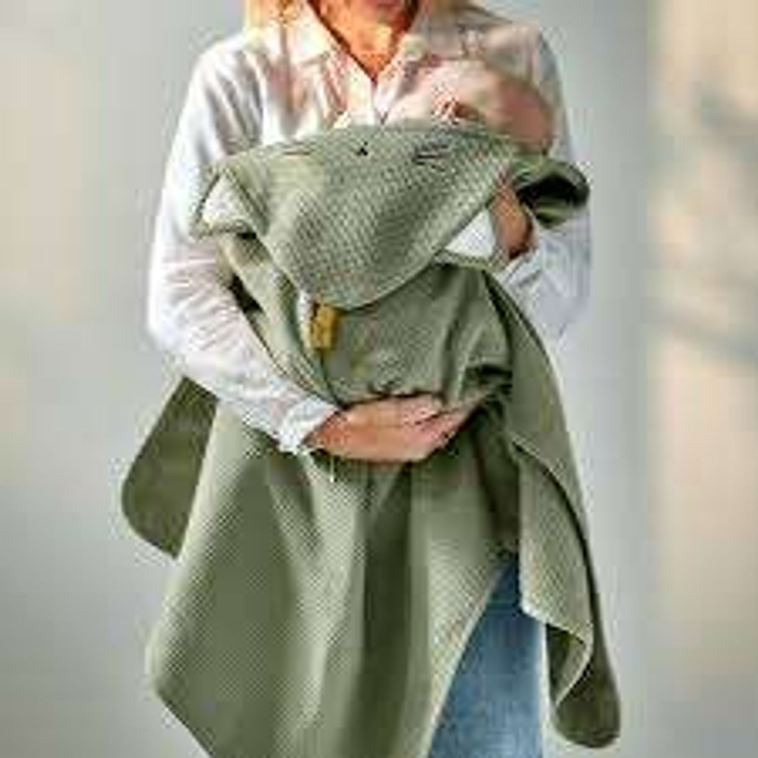 GULDVÄVARE хүүхдийн алчуур 60x125 ногоон