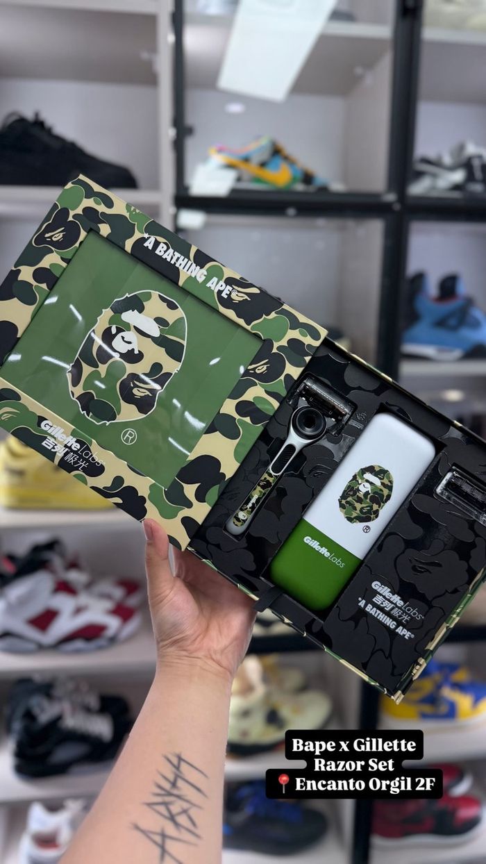 Bape x Gillette Labs Razor Kit