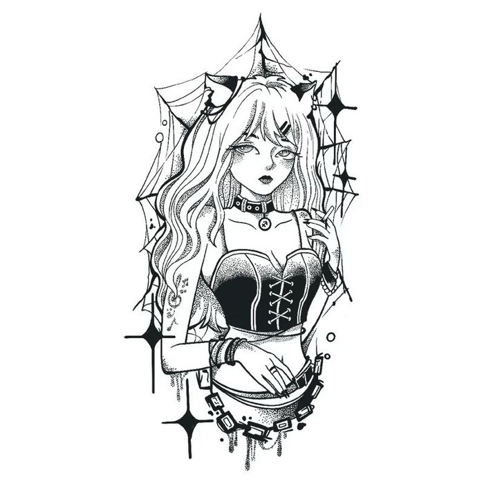Goth Girl Усан шивээс
