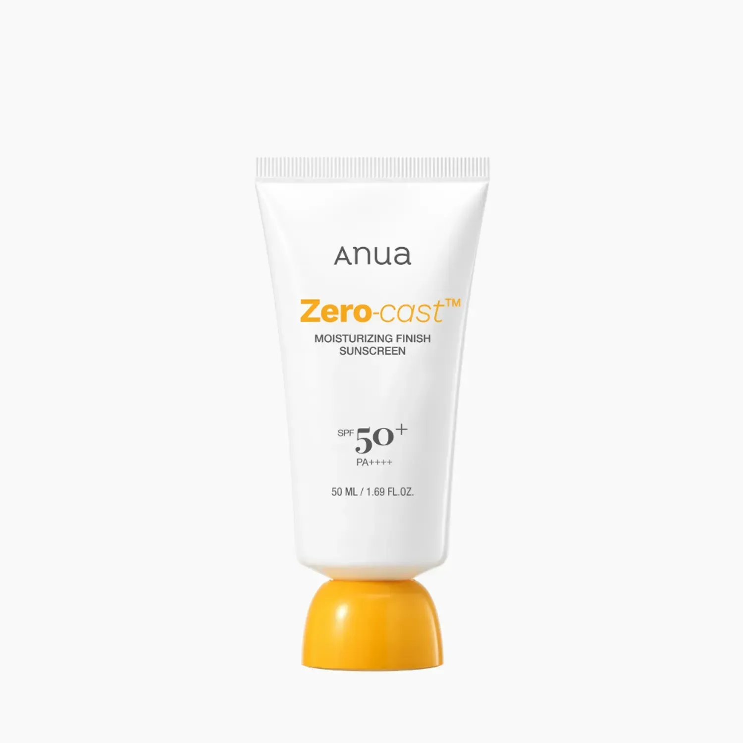 Anua zero cast moisturizing finish sunscreen