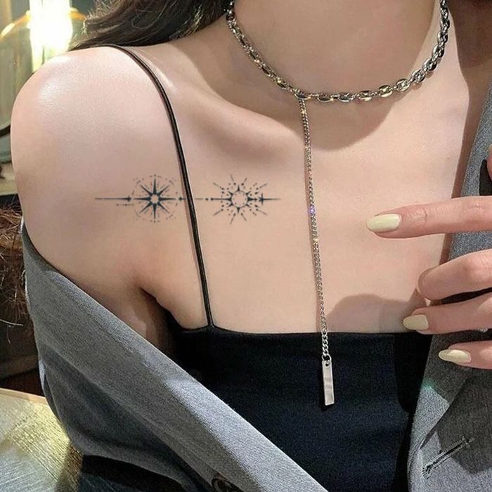 Glowing Arrow Tattoo