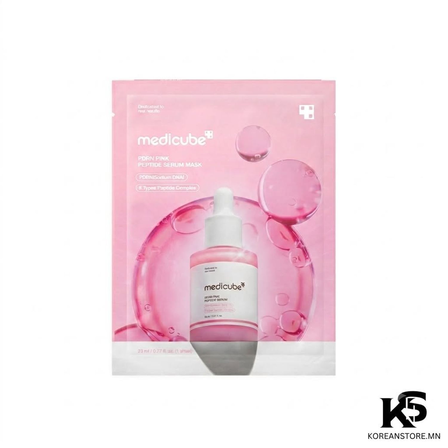 Medicube PDRN Pink Peptide Serum Mask