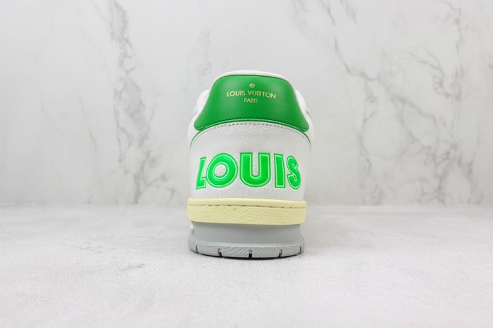 Louis Vuitton Trainer 'White Green'