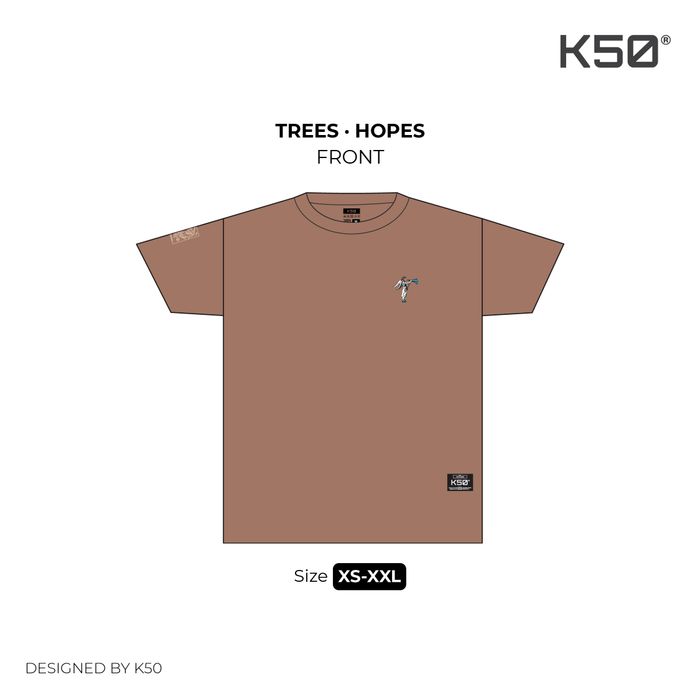Trees & Hopes T-Shirt / FW25 Peach