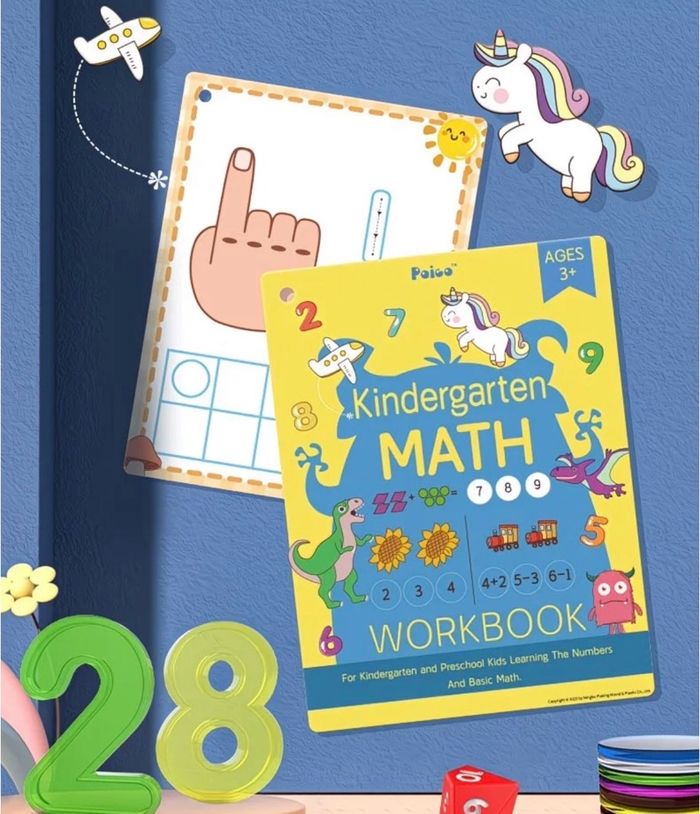 Kindergarten math workbook