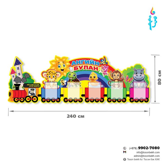 Галт тэргэн хэлбэртэй ангийн булан