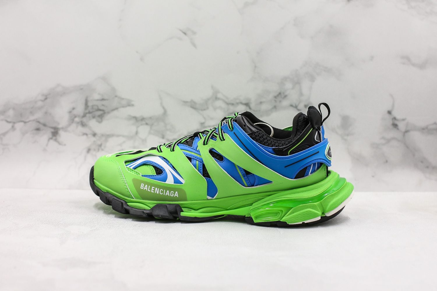 Balenciaga Track Green Blue