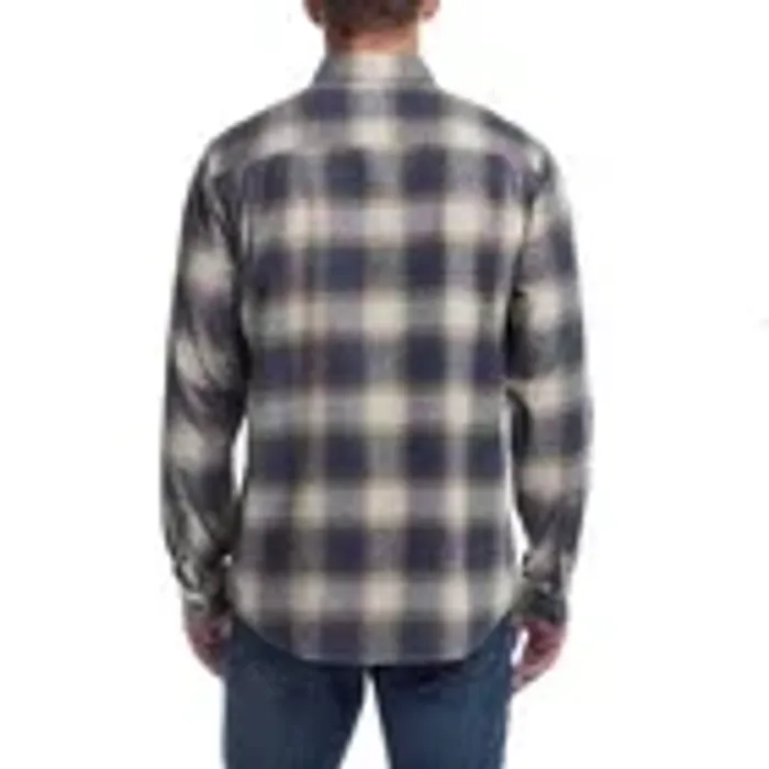 Weatherproof Vintage Men's Flannel Shirt, Blue, Size L