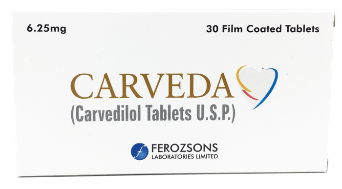 Карведа 6.25мг №30