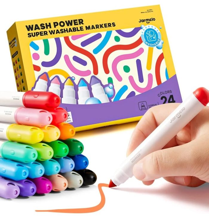 Wash Power Washable Marker 24 - Усаар угааж арилдаг фломастер 24ш