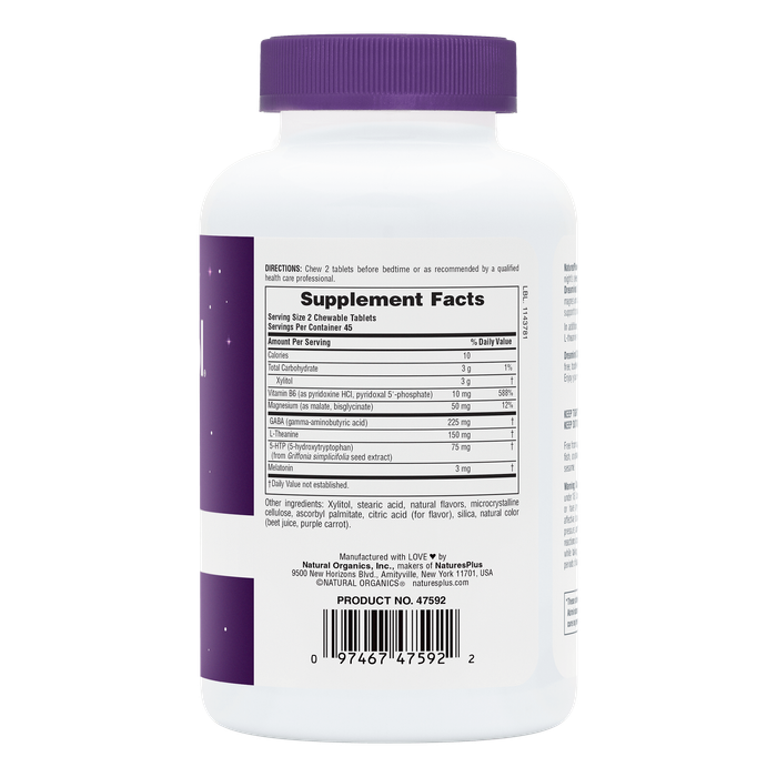 Дрейминол® Магни, витамин В6, мелатонин бүхий нойр дэмжигч