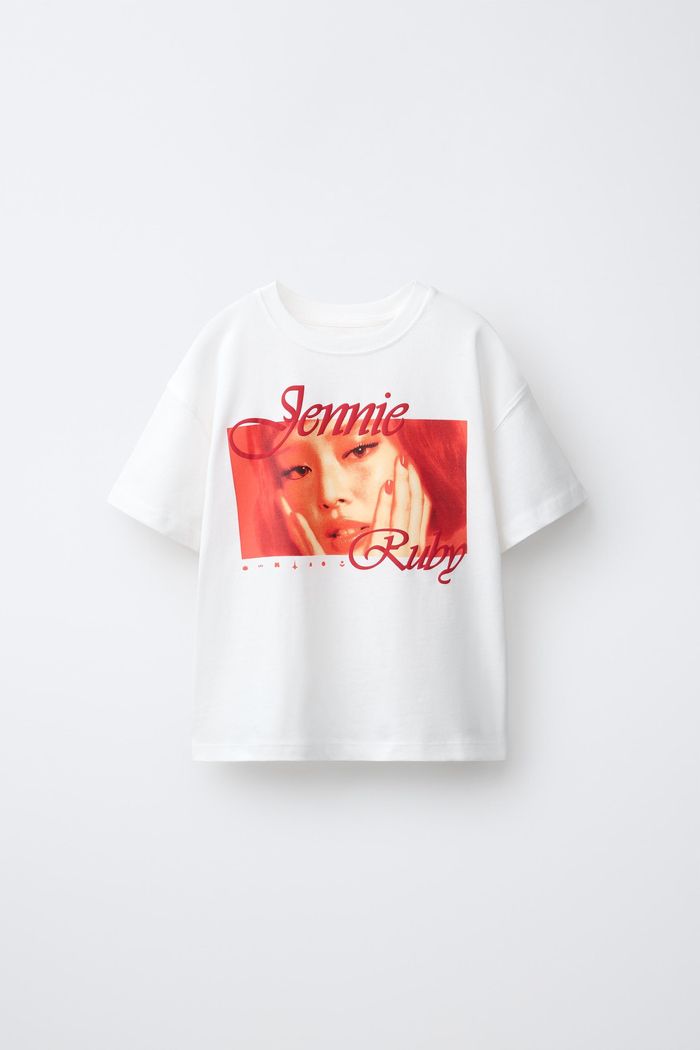 ZARA x JENNIE футболка 