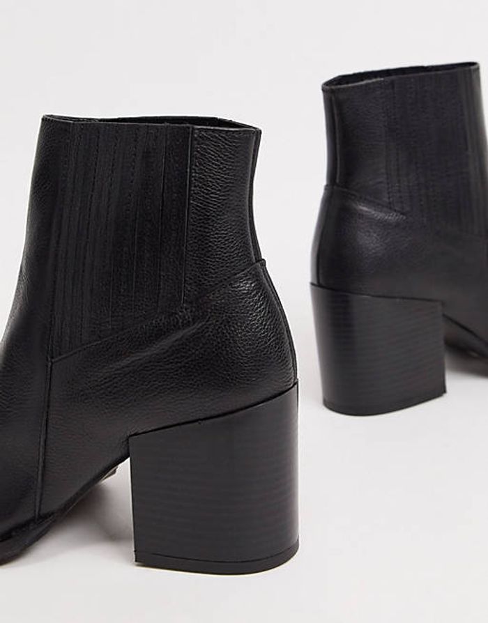 asos stacked heel boots