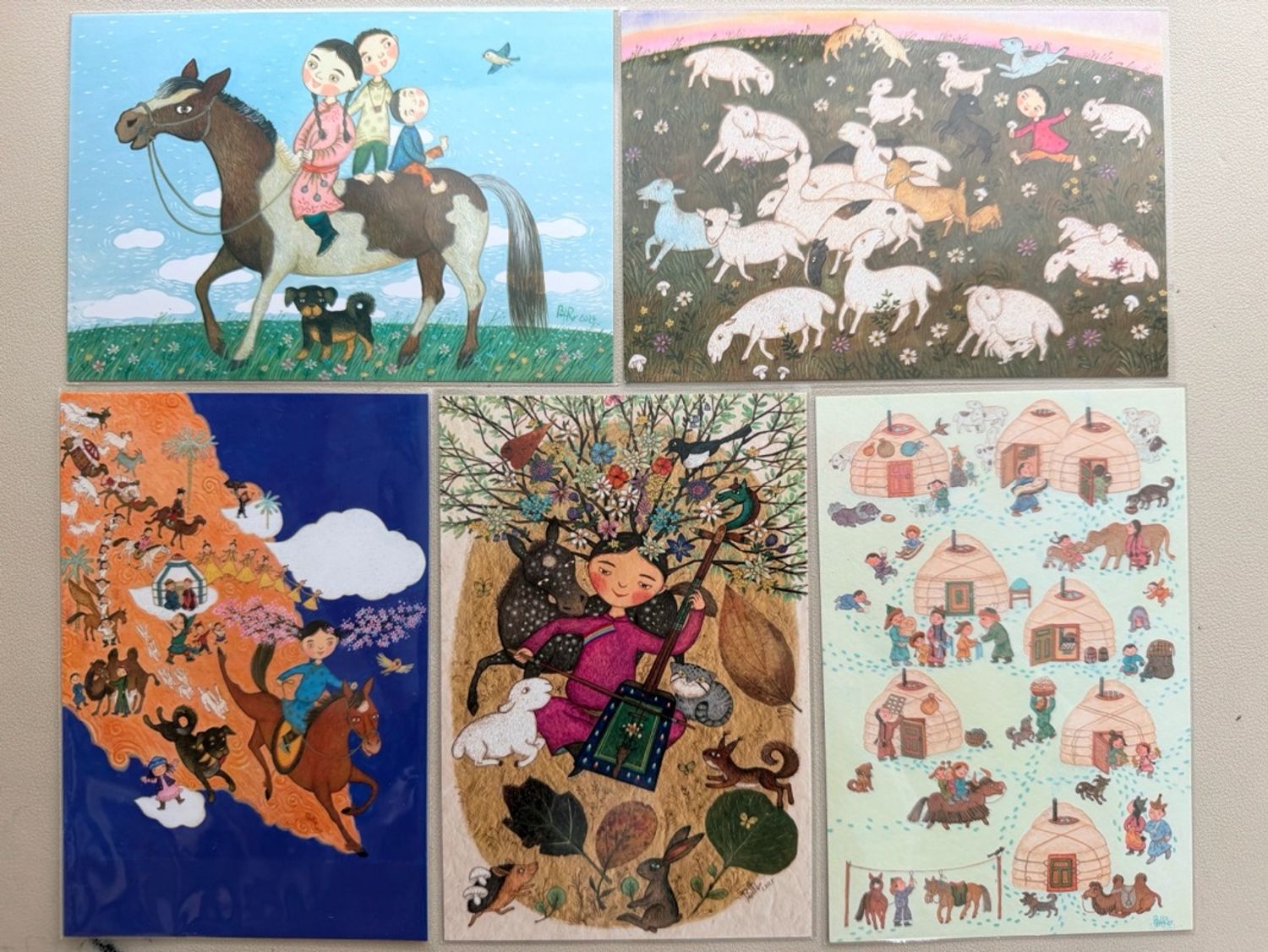 Postcards /Зураач: Б.Болормаа/
