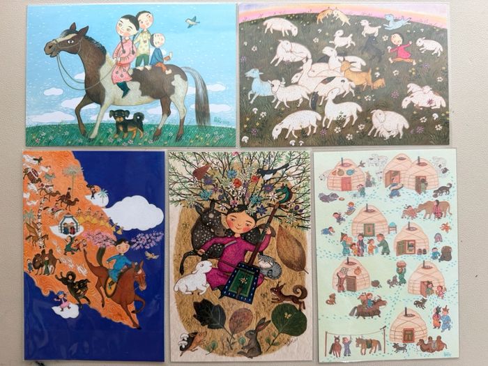 Postcards /Зураач: Б.Болормаа/