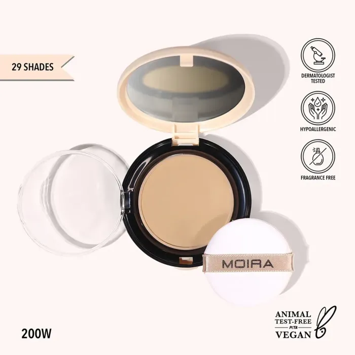 Moira complete wear powder foundation /200W/