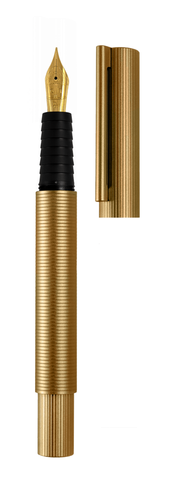 Otto Hutt Design 08 Gold Fountain Pen 18kr Gold NIB 