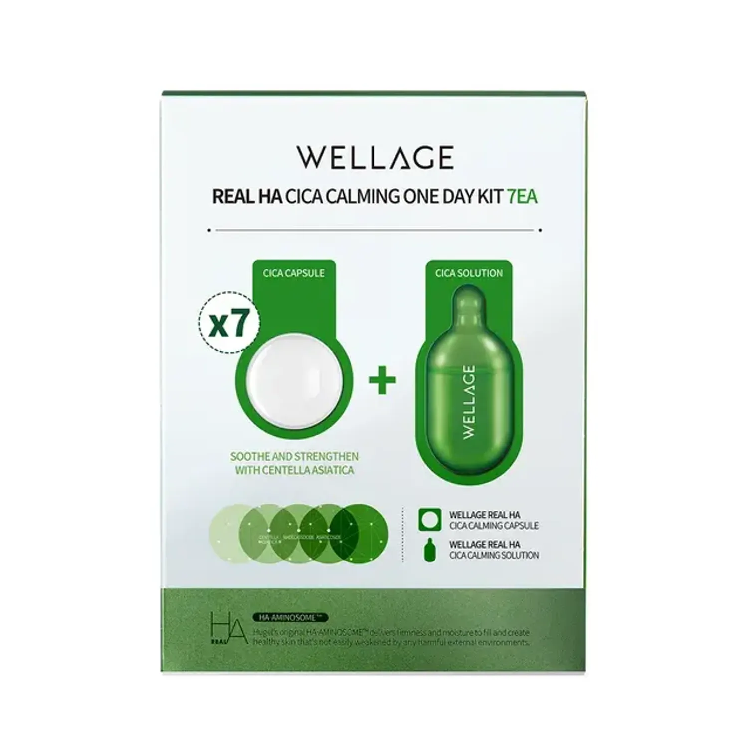 WELLAGE real cica calming one day kit