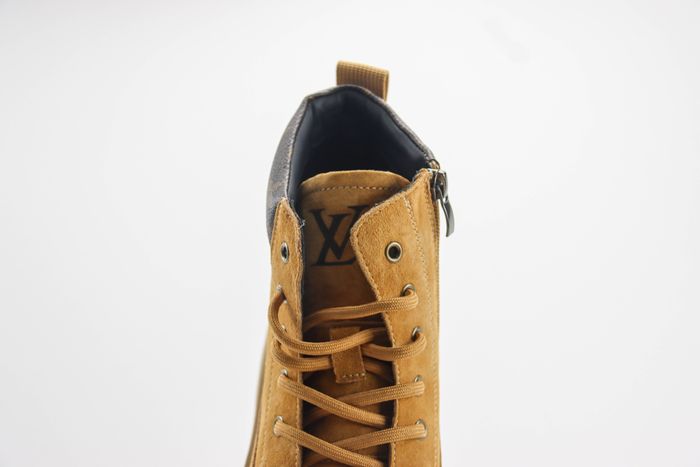 Louis Vuitton Leather Ankle Boot"Monogram"