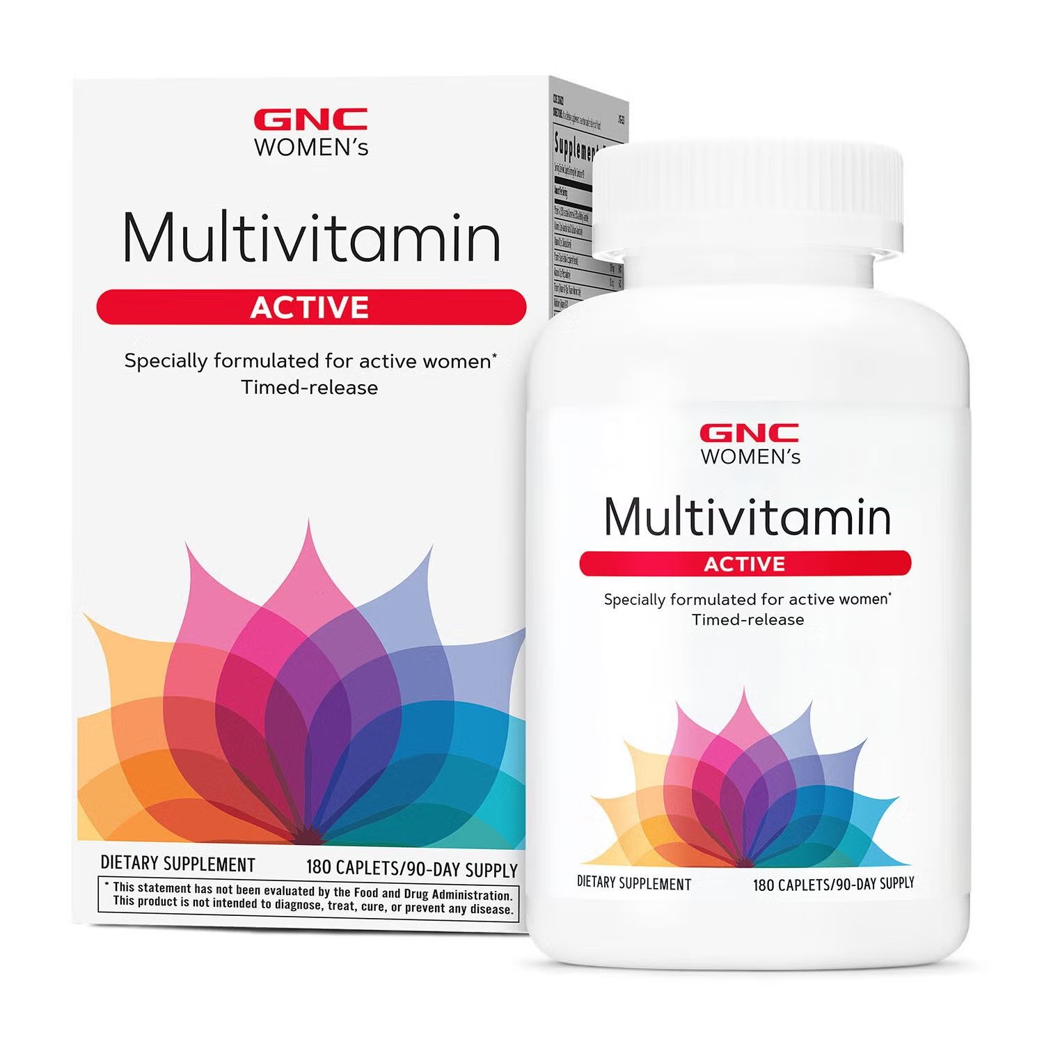 Women's Active Multivitamin - 180 Caplets (90 Servings)