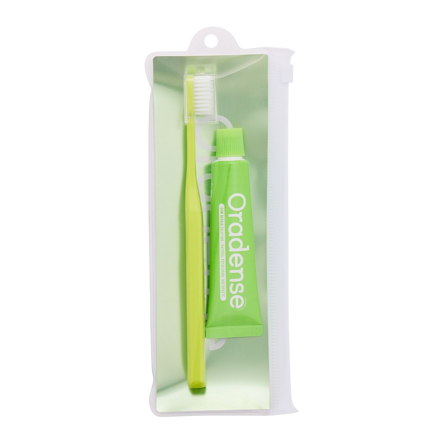 Аяллын сэт (Буйлны үрэвслийн эсрэг оо, сойз) / "Oradense Natural refreshingTravel Kit "	