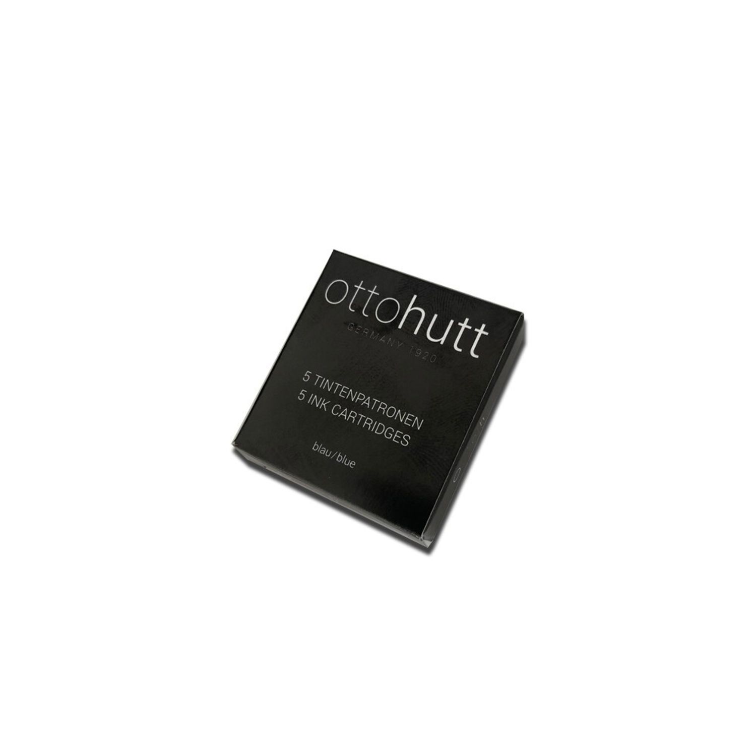 Otto Hutt box with 5 cartridges blue
