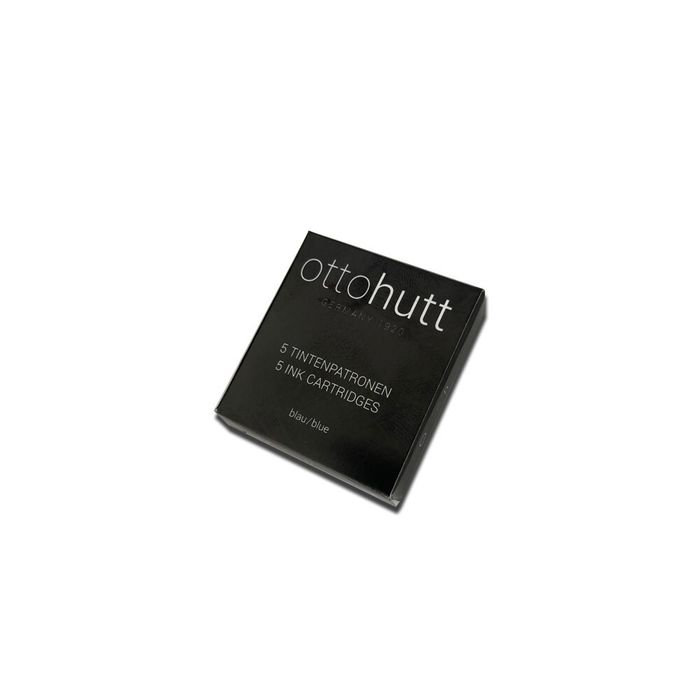 Otto Hutt box with 5 cartridges blue
