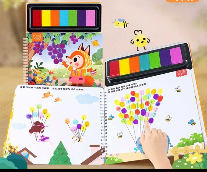 Onshine Artistic finger paint kit Хуруу гарын хэв дардас