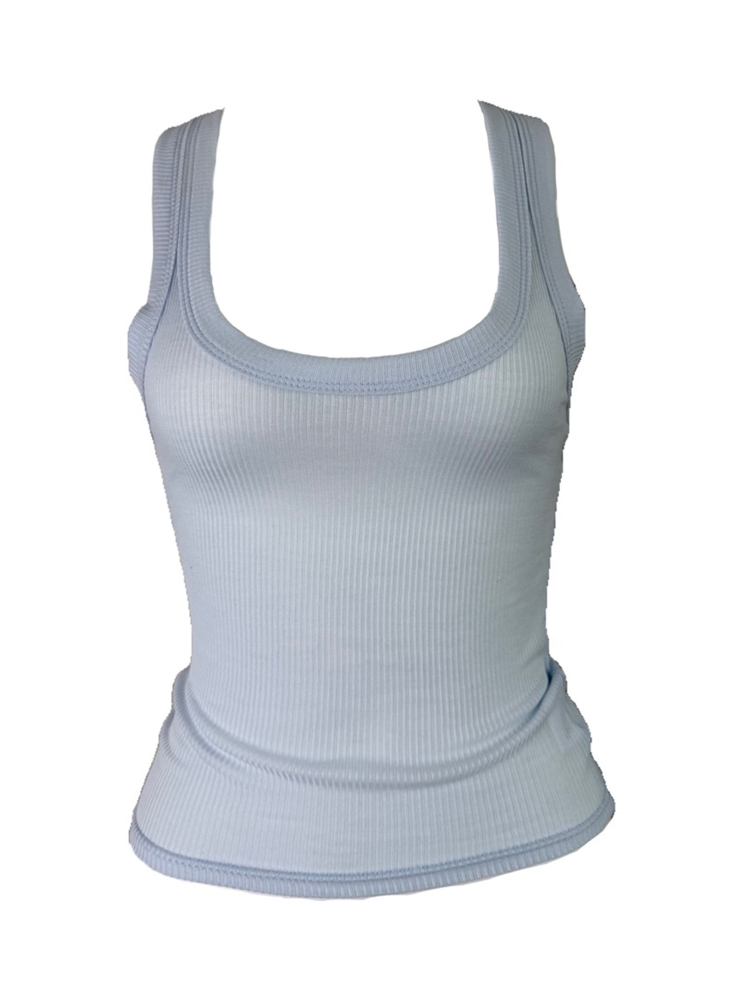 Layer tank top /baby blue/