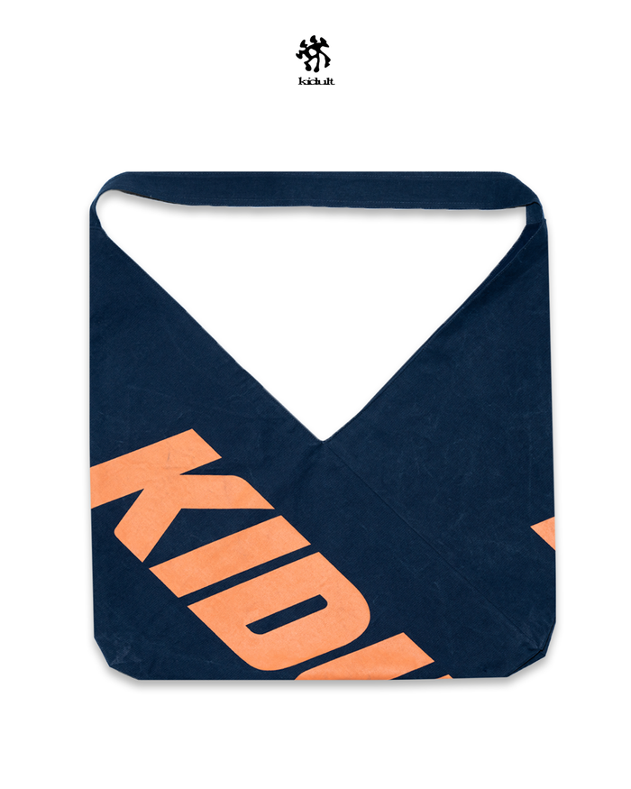 Navy Orange Tote bag